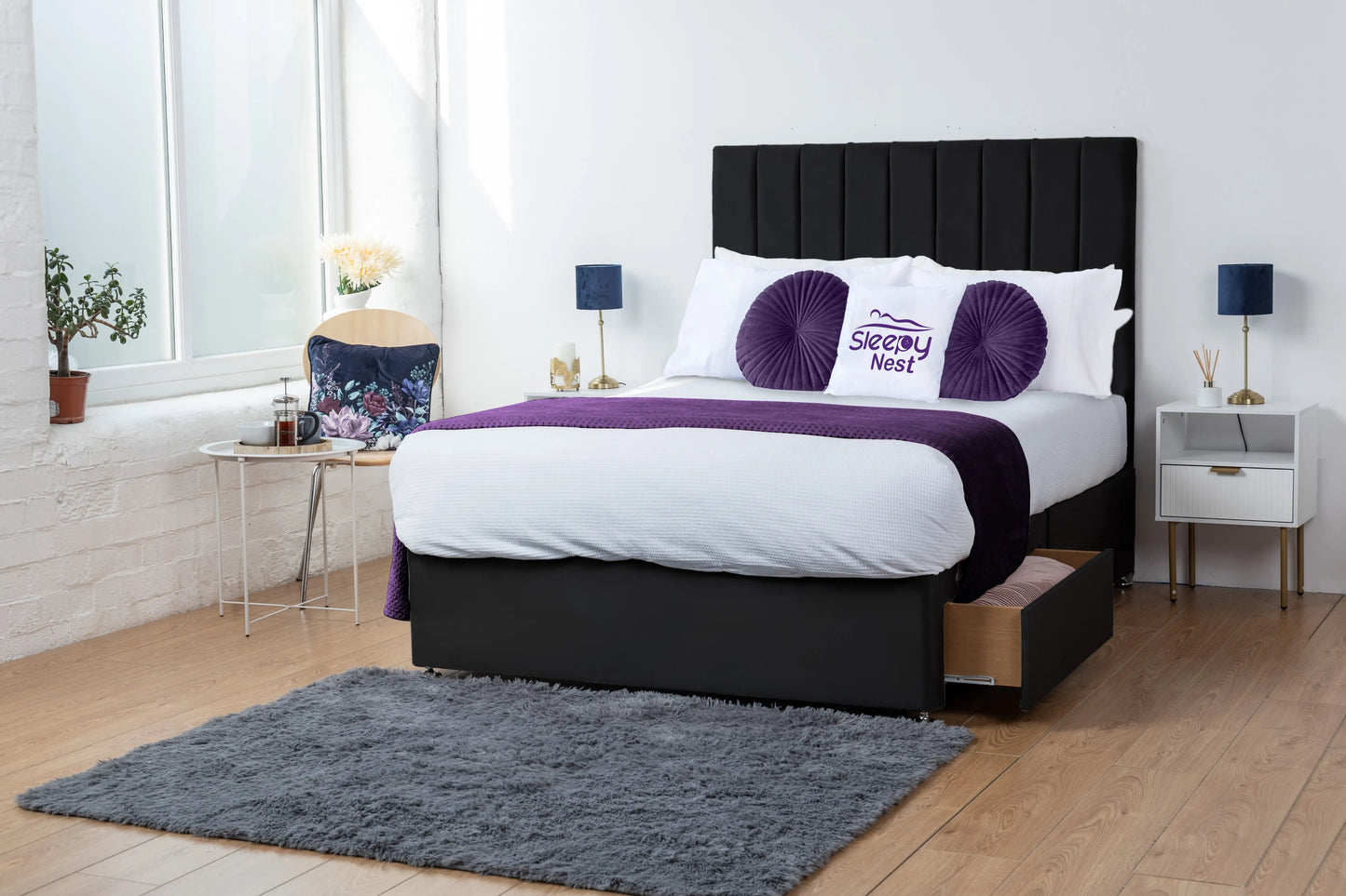 Amelia Lined Divan Bed