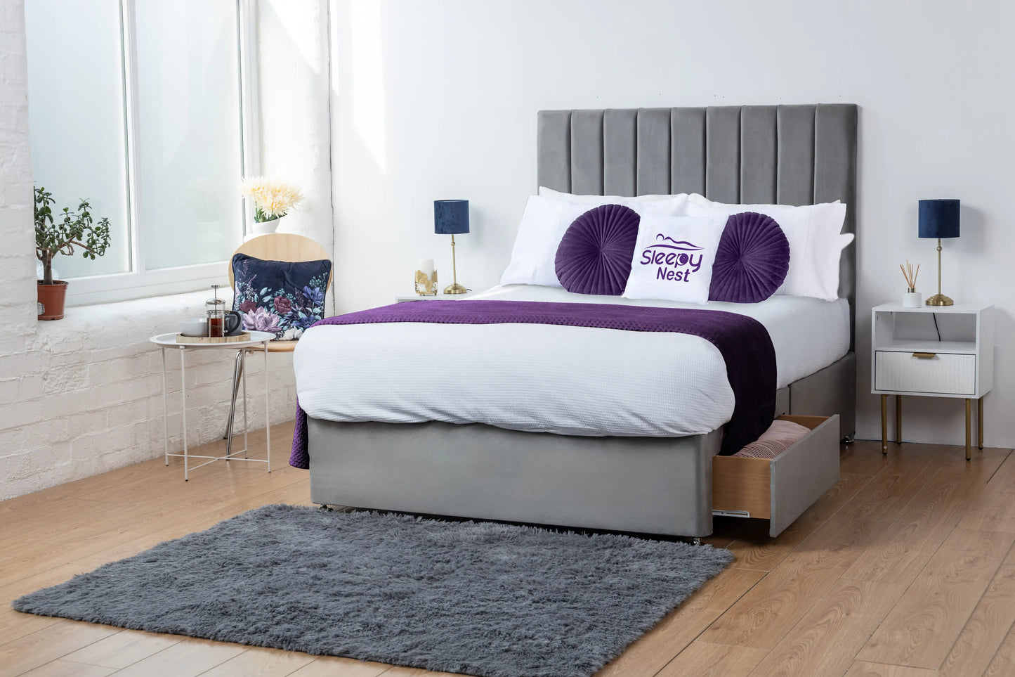 Amelia Lined Divan Bed