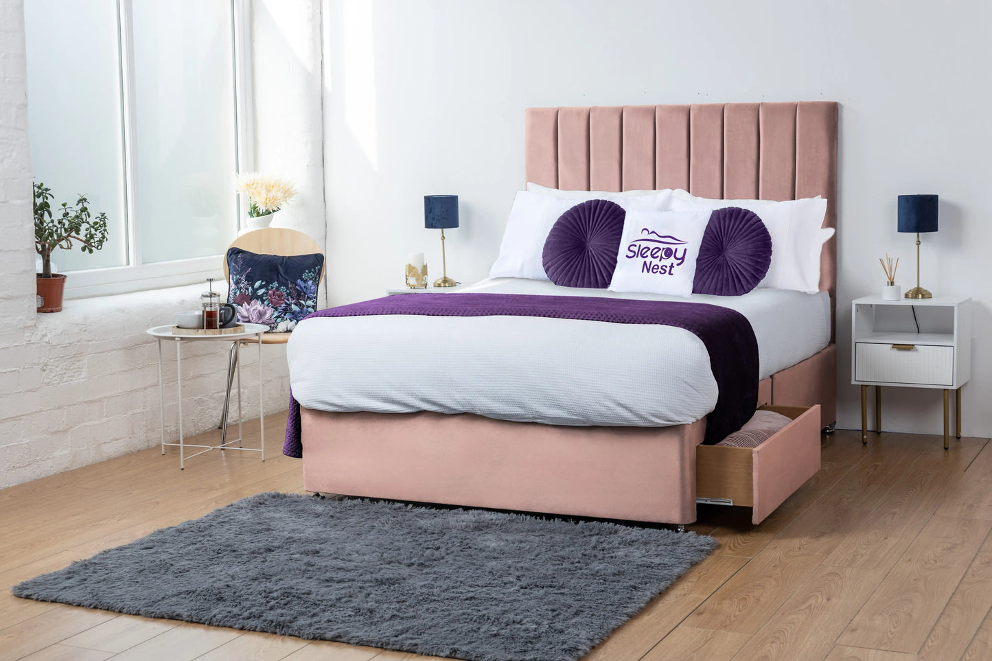 Amelia Lined Divan Bed