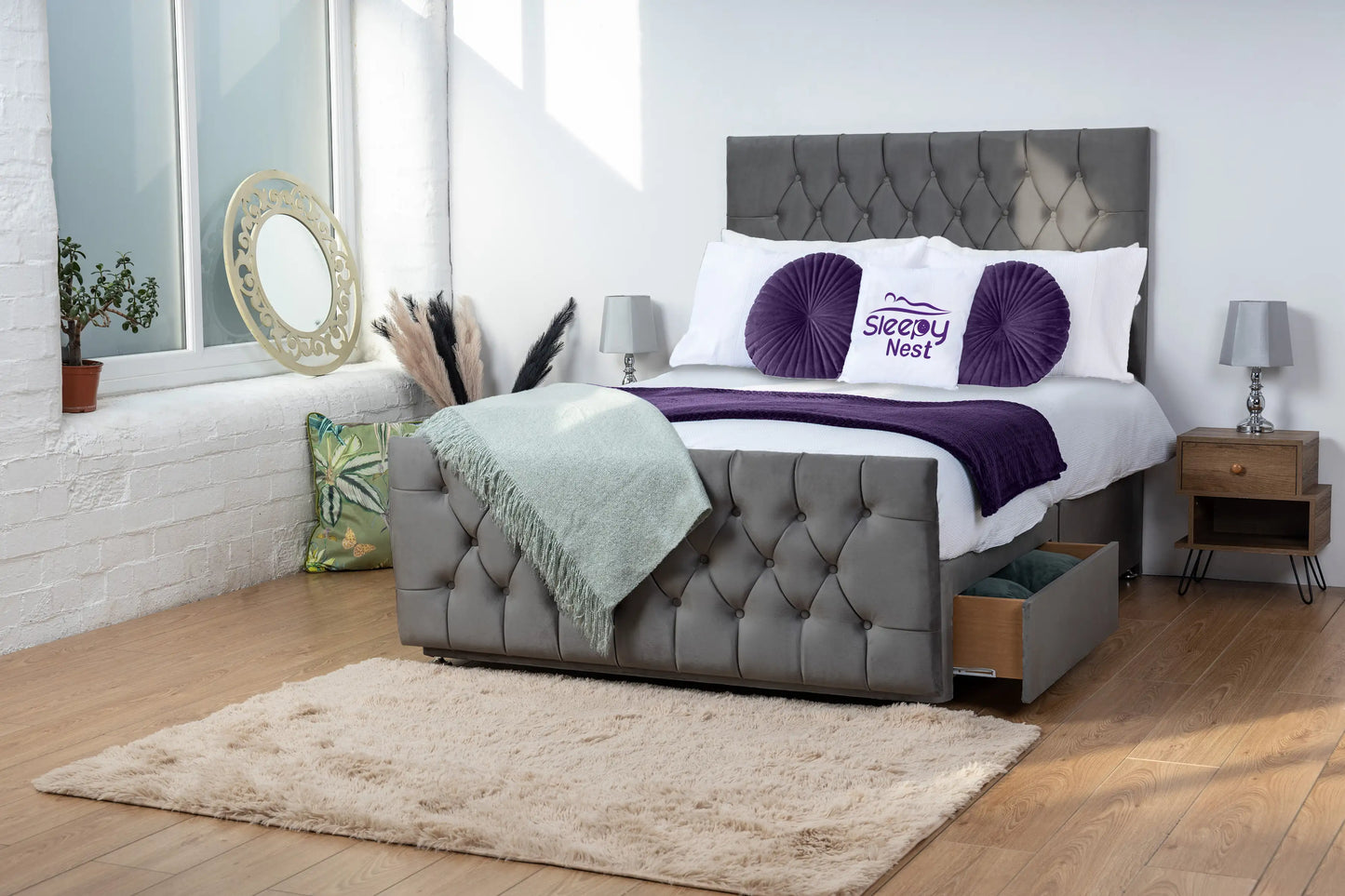 Jublie Chesterfield Divan Bed