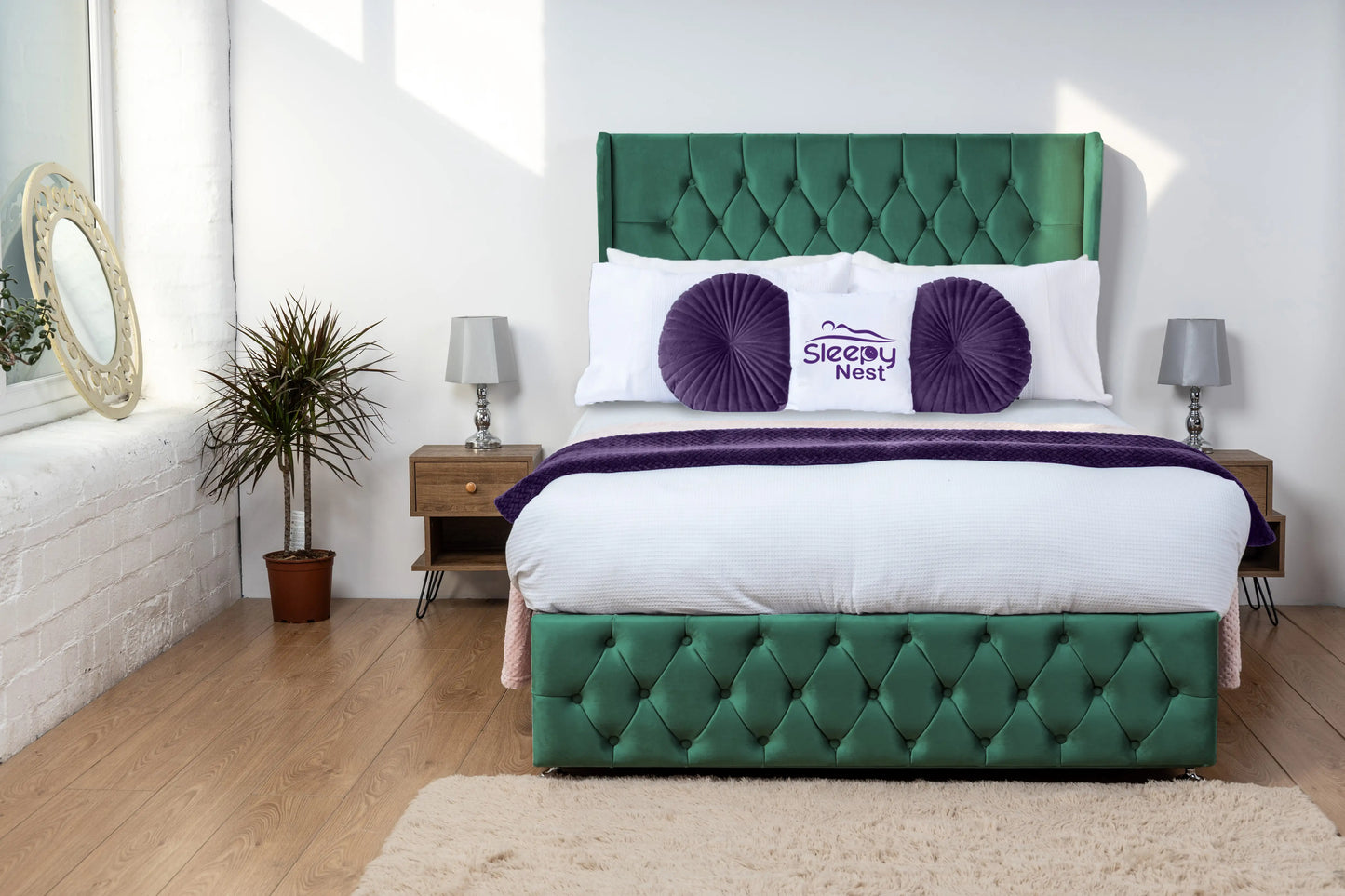 Luxor Wingback Divan Bed