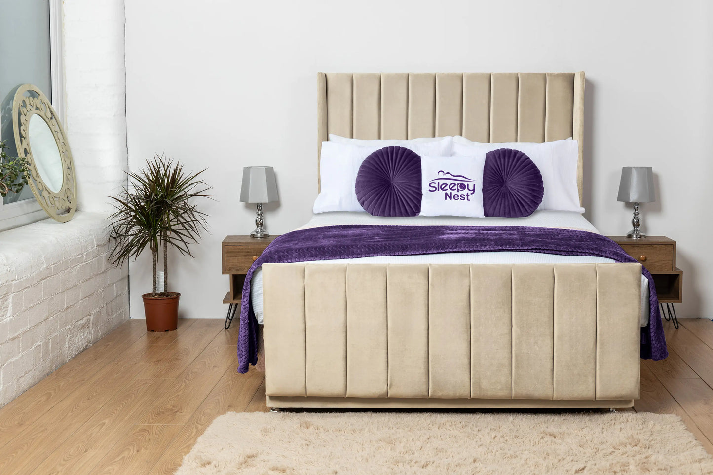 Seoul Wingback Divan Bed