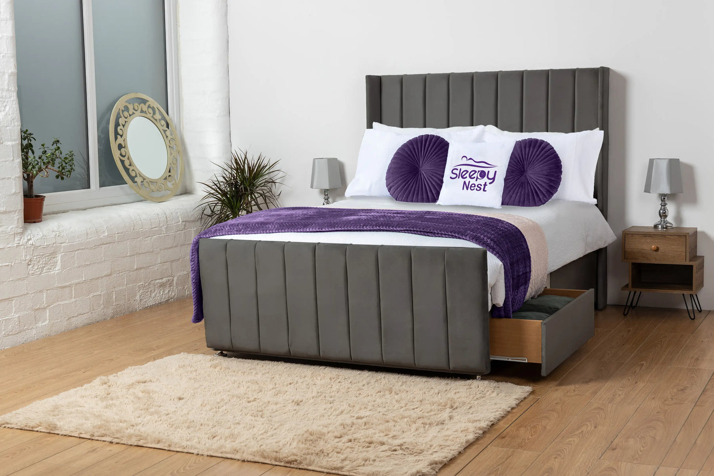 Seoul Wingback Divan Bed