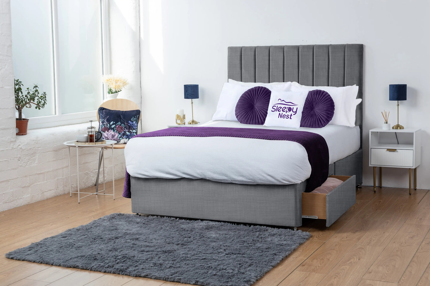 Amelia Lined Divan Bed