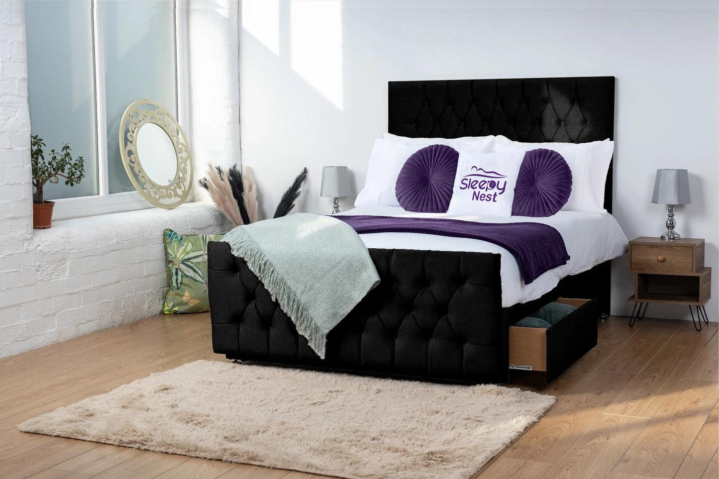 Jublie Chesterfield Divan Bed