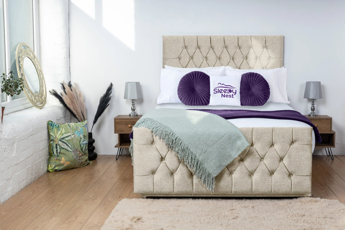 Jublie Chesterfield Divan Bed