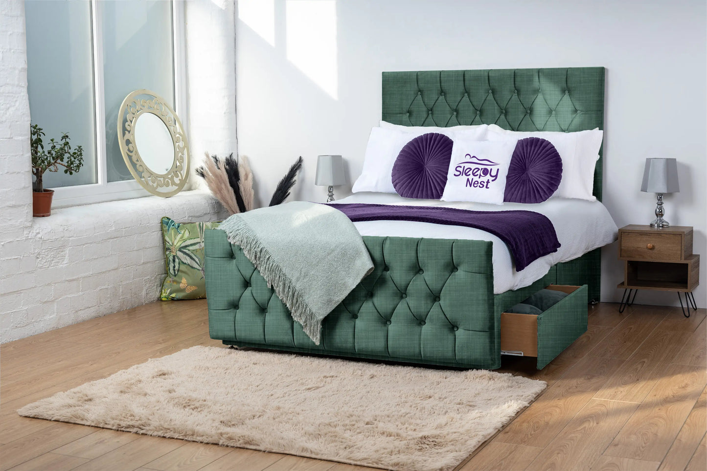 Jublie Chesterfield Divan Bed