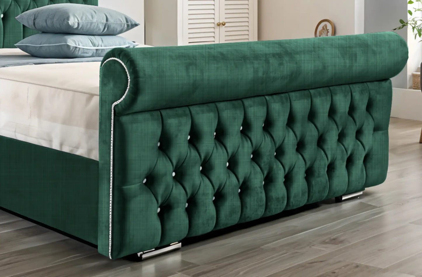 Arcade Sleigh Upholstered Bed