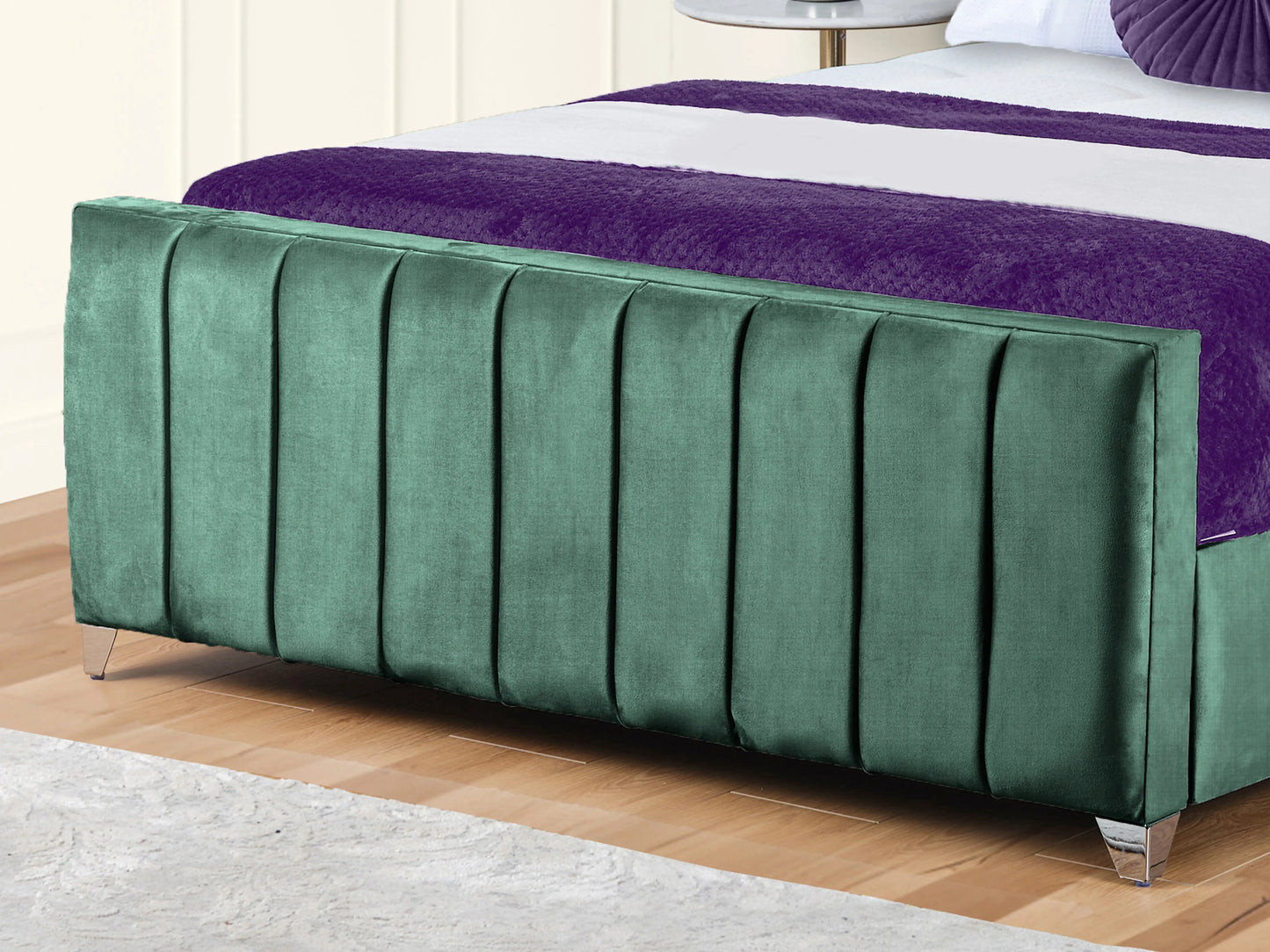 Empire Winged upholstered Bed