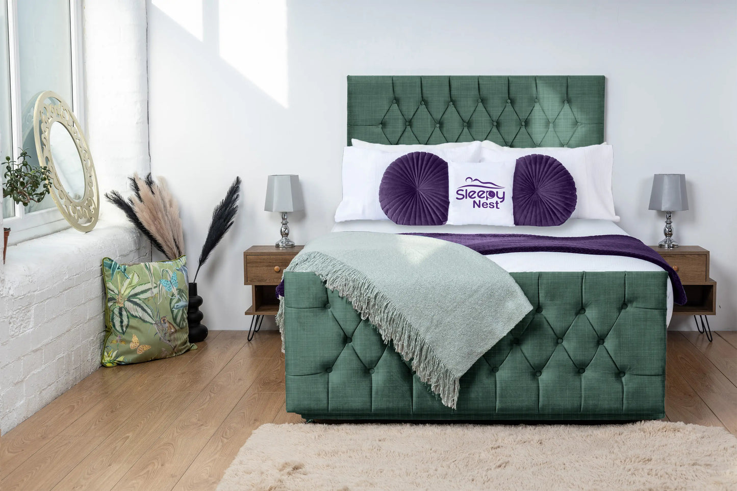 Jublie Chesterfield Divan Bed