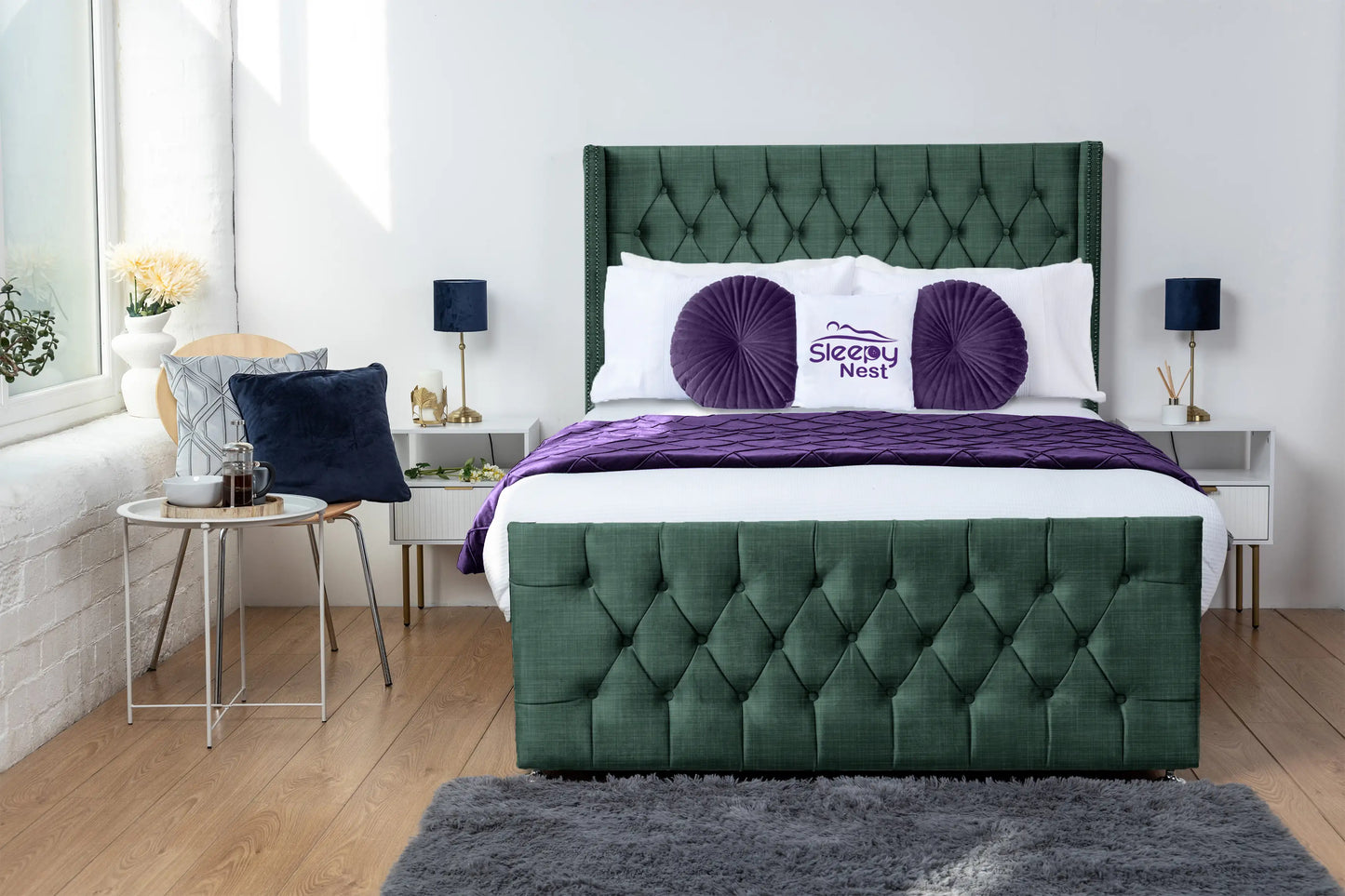 Emily Wingback Divan Bed