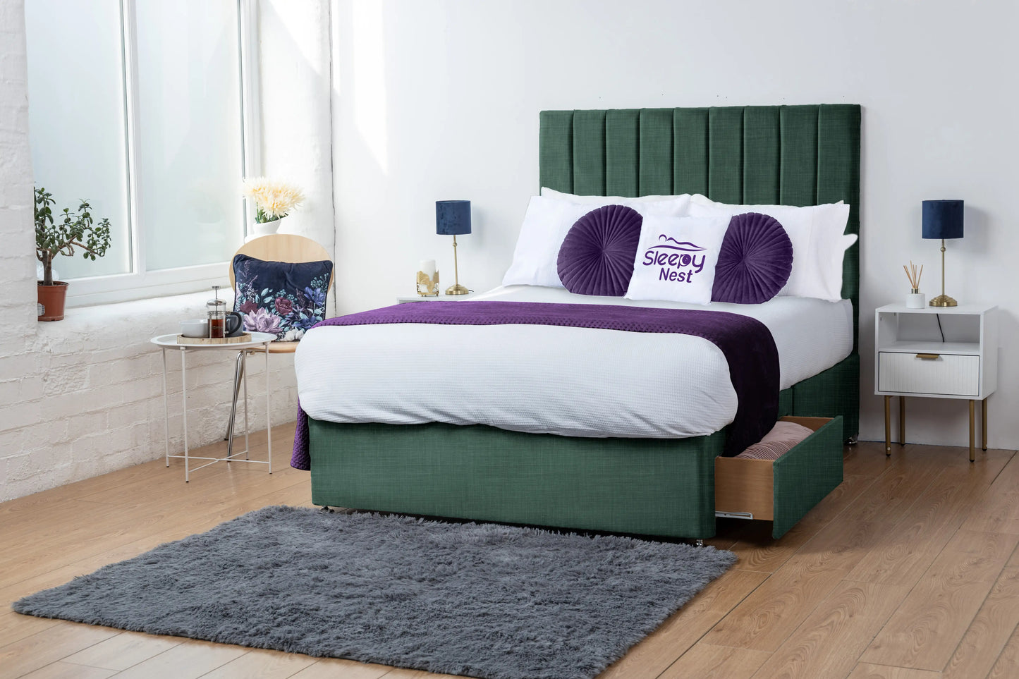Amelia Lined Divan Bed