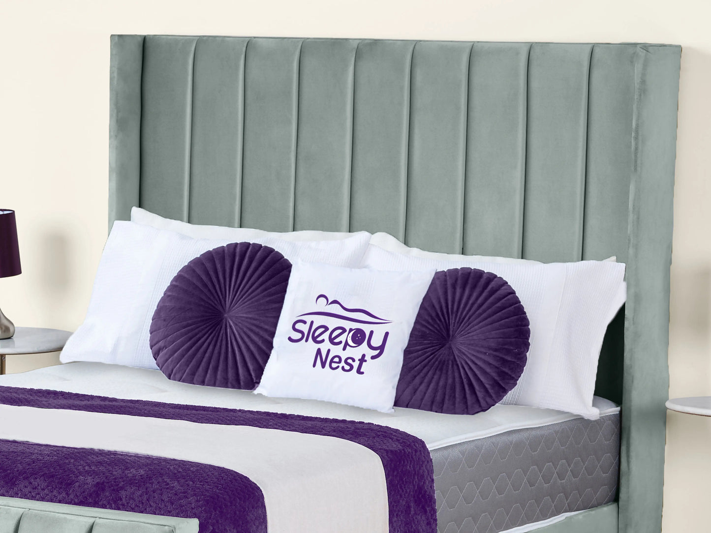 Empire Winged upholstered Bed