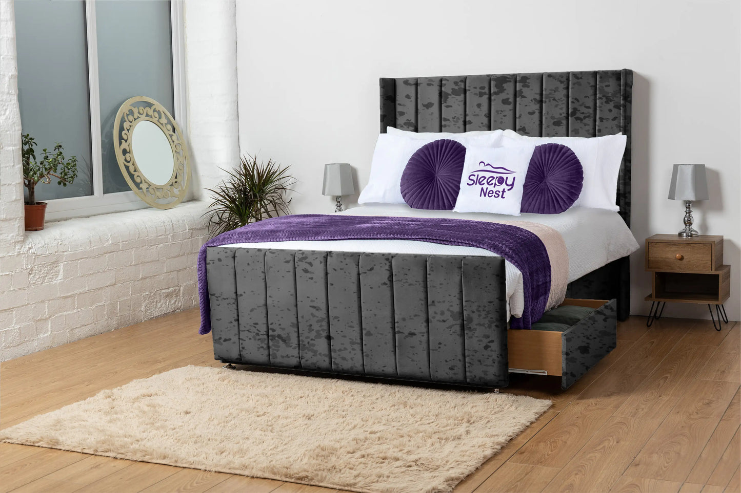 Seoul Wingback Divan Bed