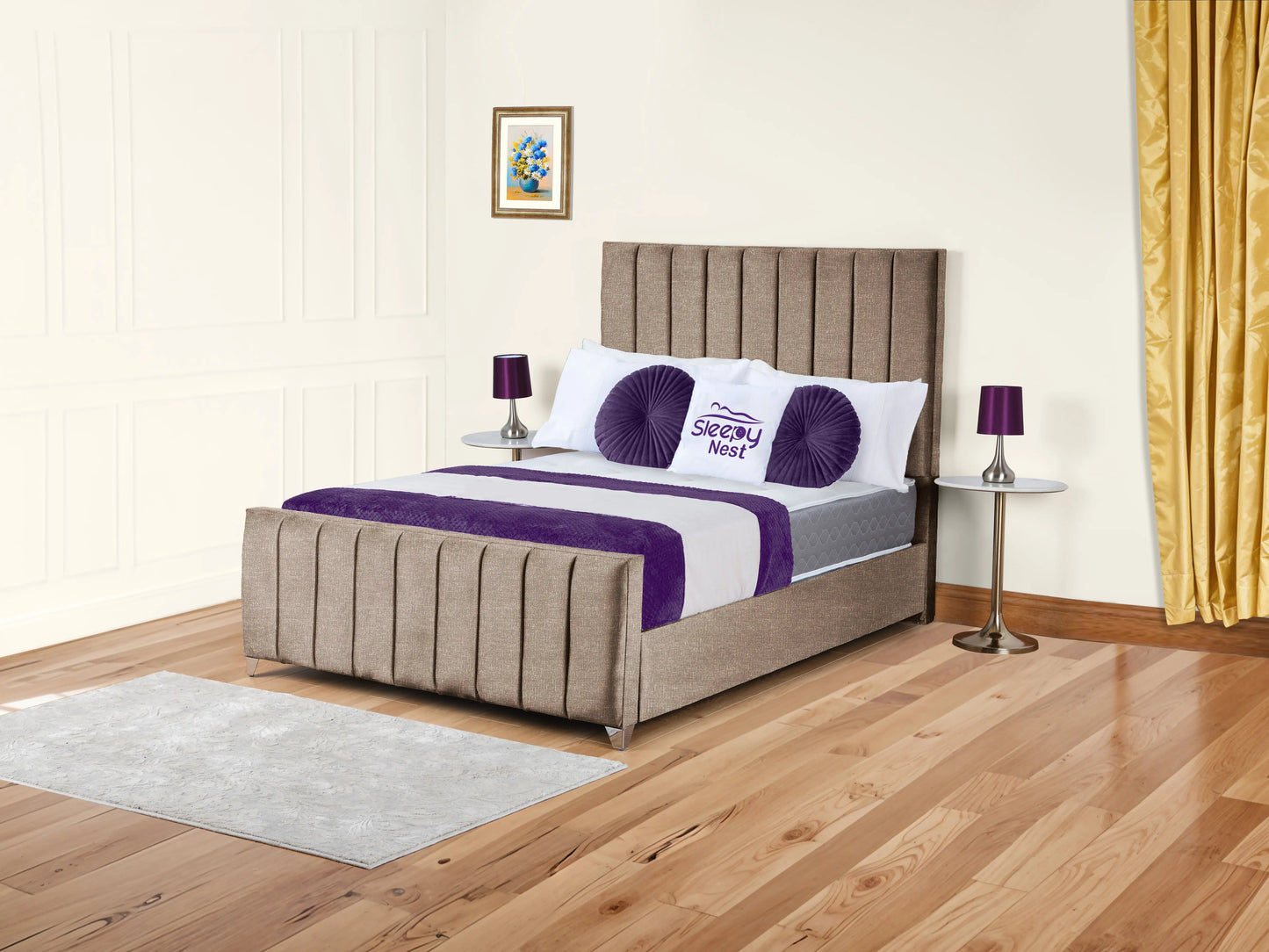 Lisburn Upholstered bed