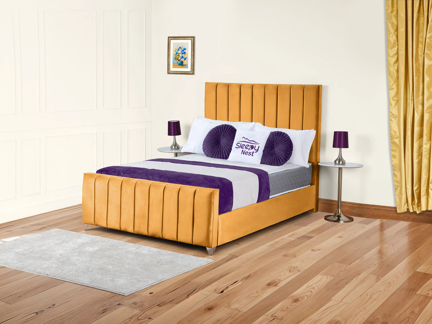 Lisburn Upholstered bed