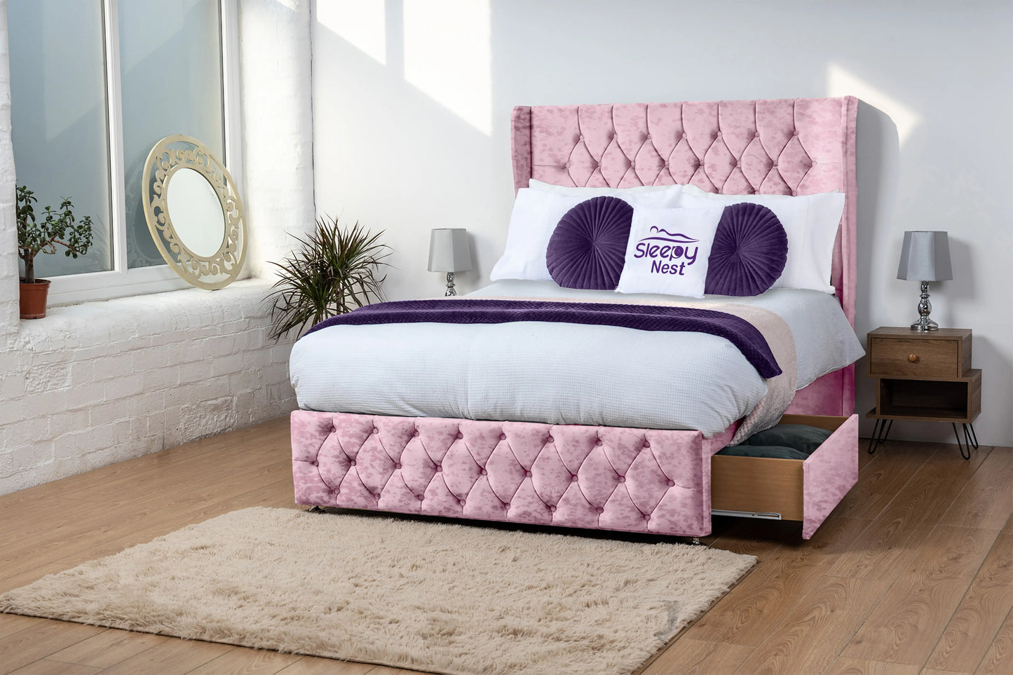 Luxor Wingback Divan Bed
