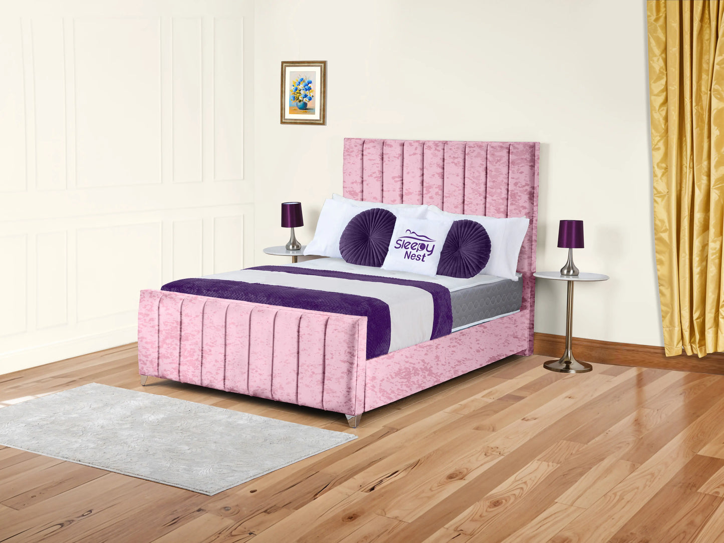 Lisburn Upholstered bed
