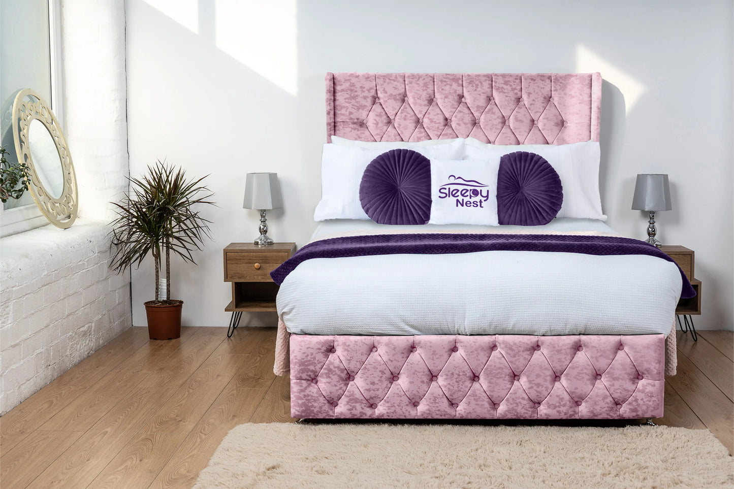Luxor Wingback Divan Bed