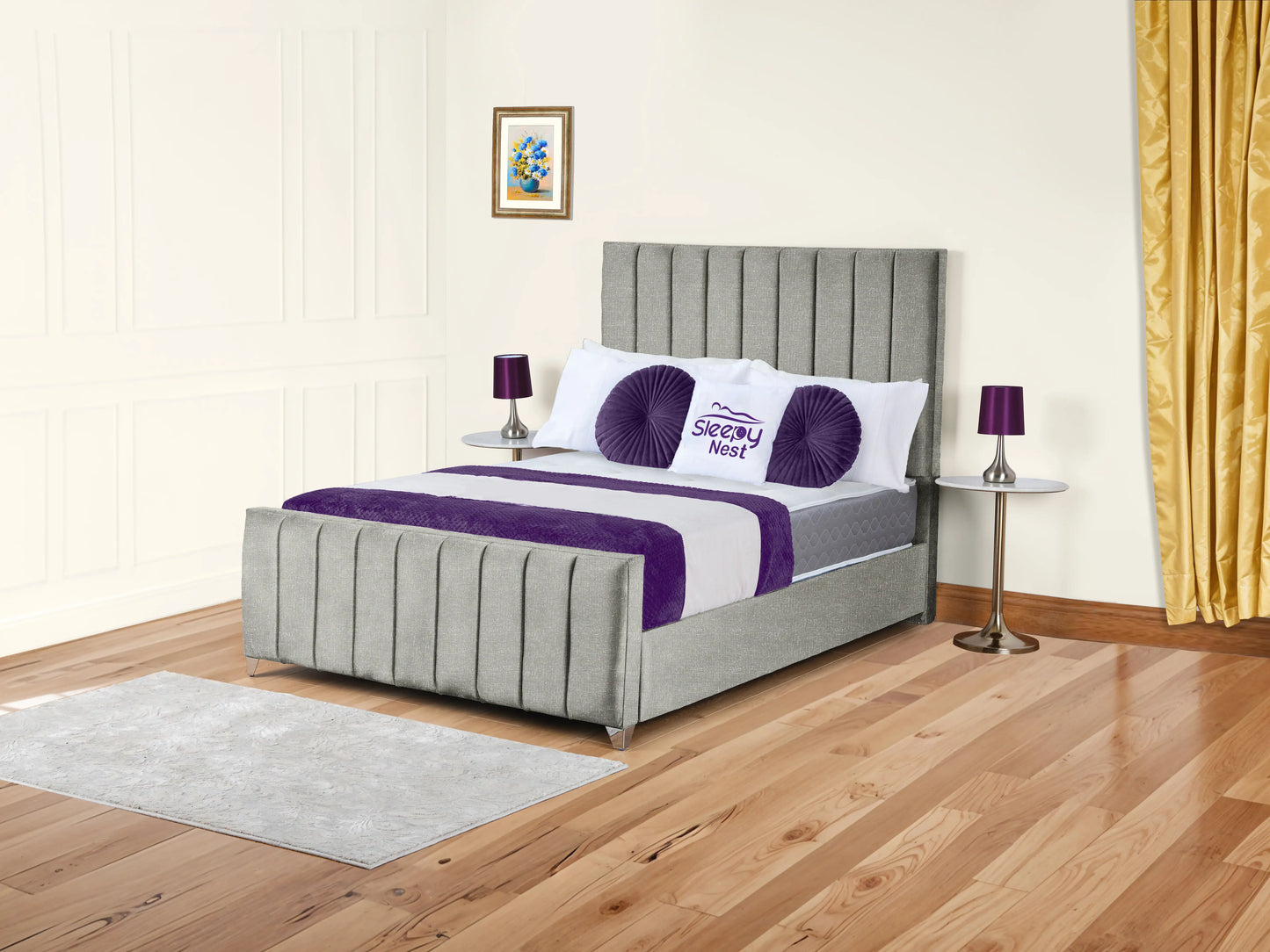 Lisburn Upholstered bed