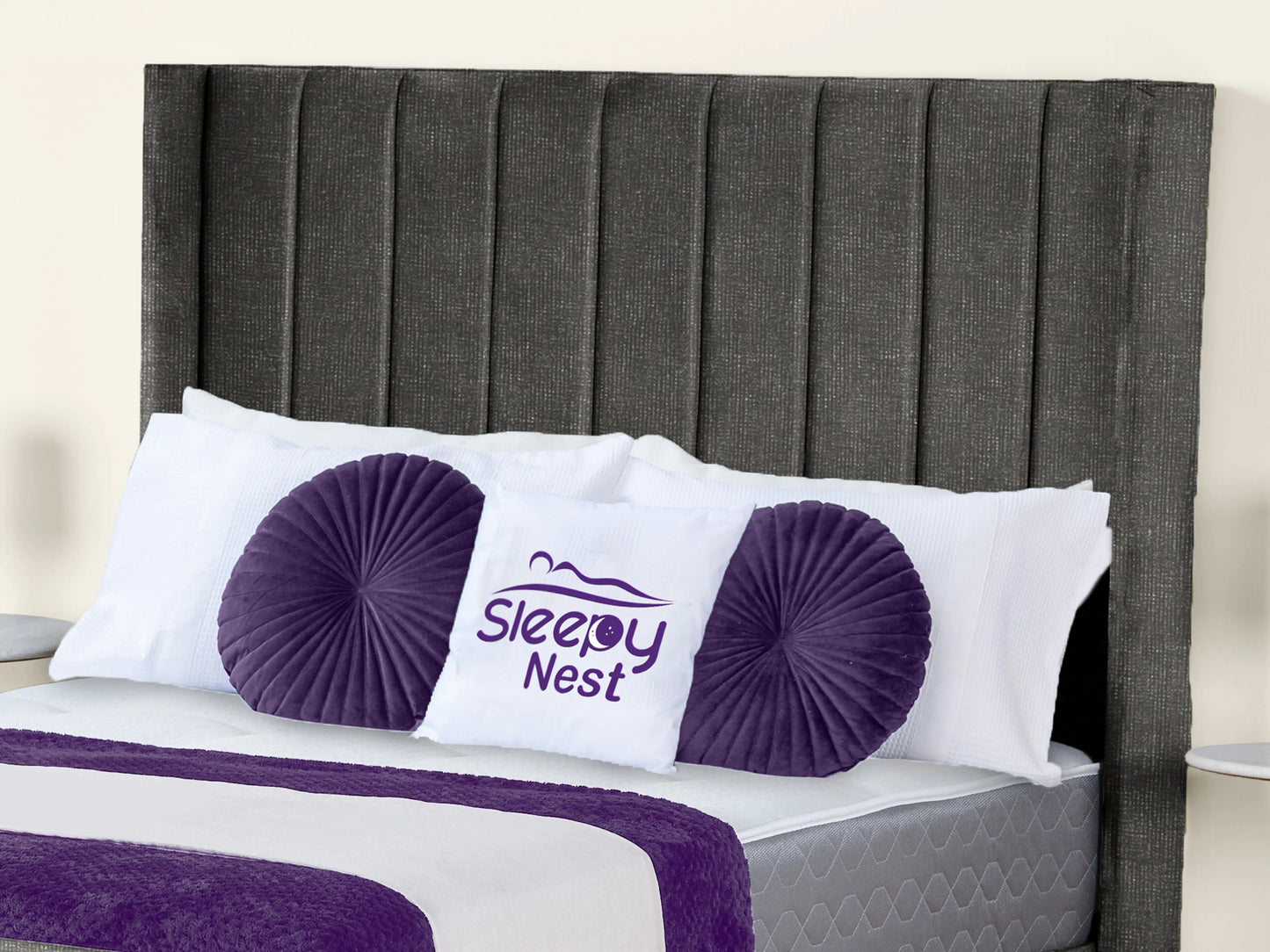 Empire Winged upholstered Bed