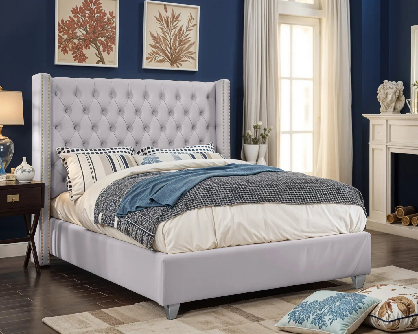 Designed Upholstered Bed