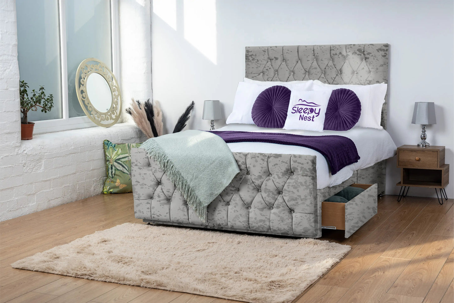 Jublie Chesterfield Divan Bed