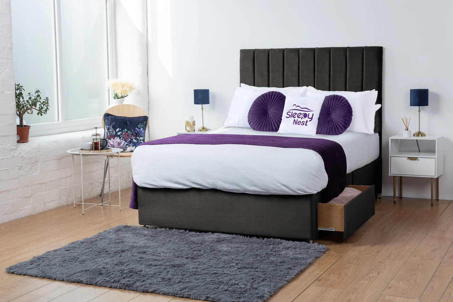 Amelia Lined Divan Bed