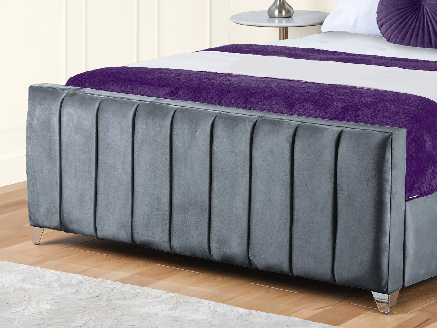 Empire Winged upholstered Bed