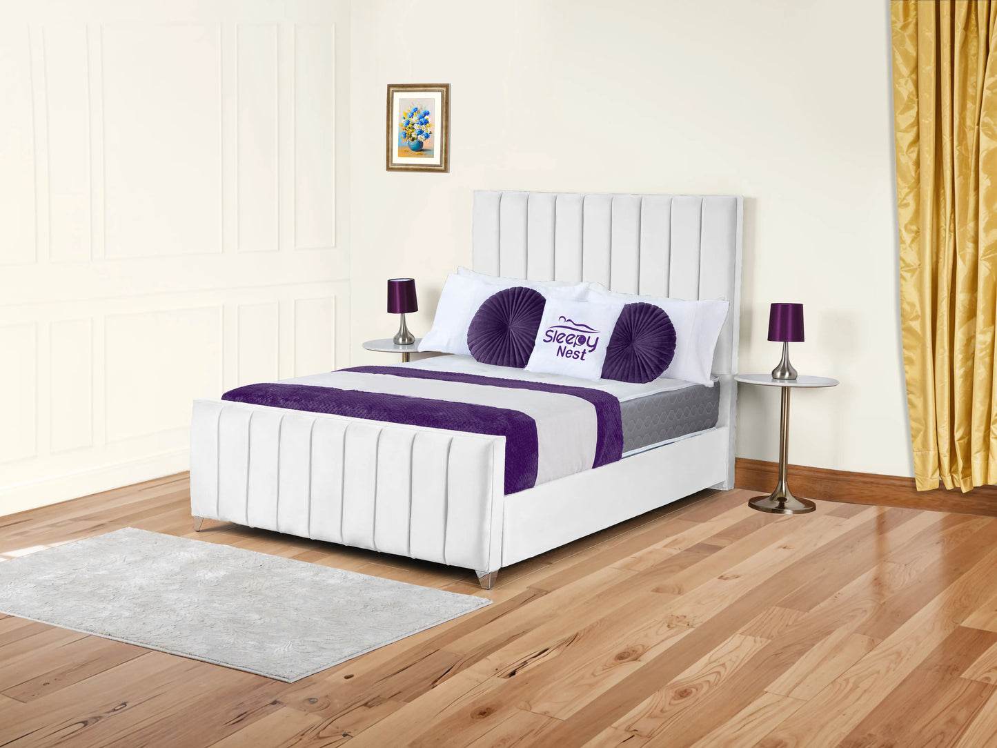 Lisburn Upholstered bed
