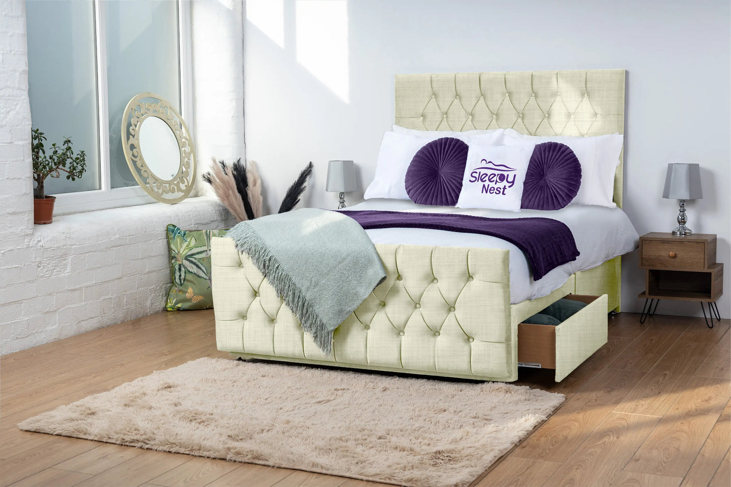 Jublie Chesterfield Divan Bed