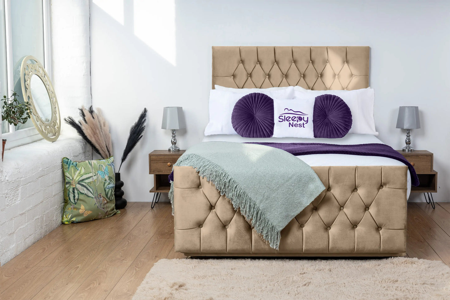 Jublie Chesterfield Divan Bed