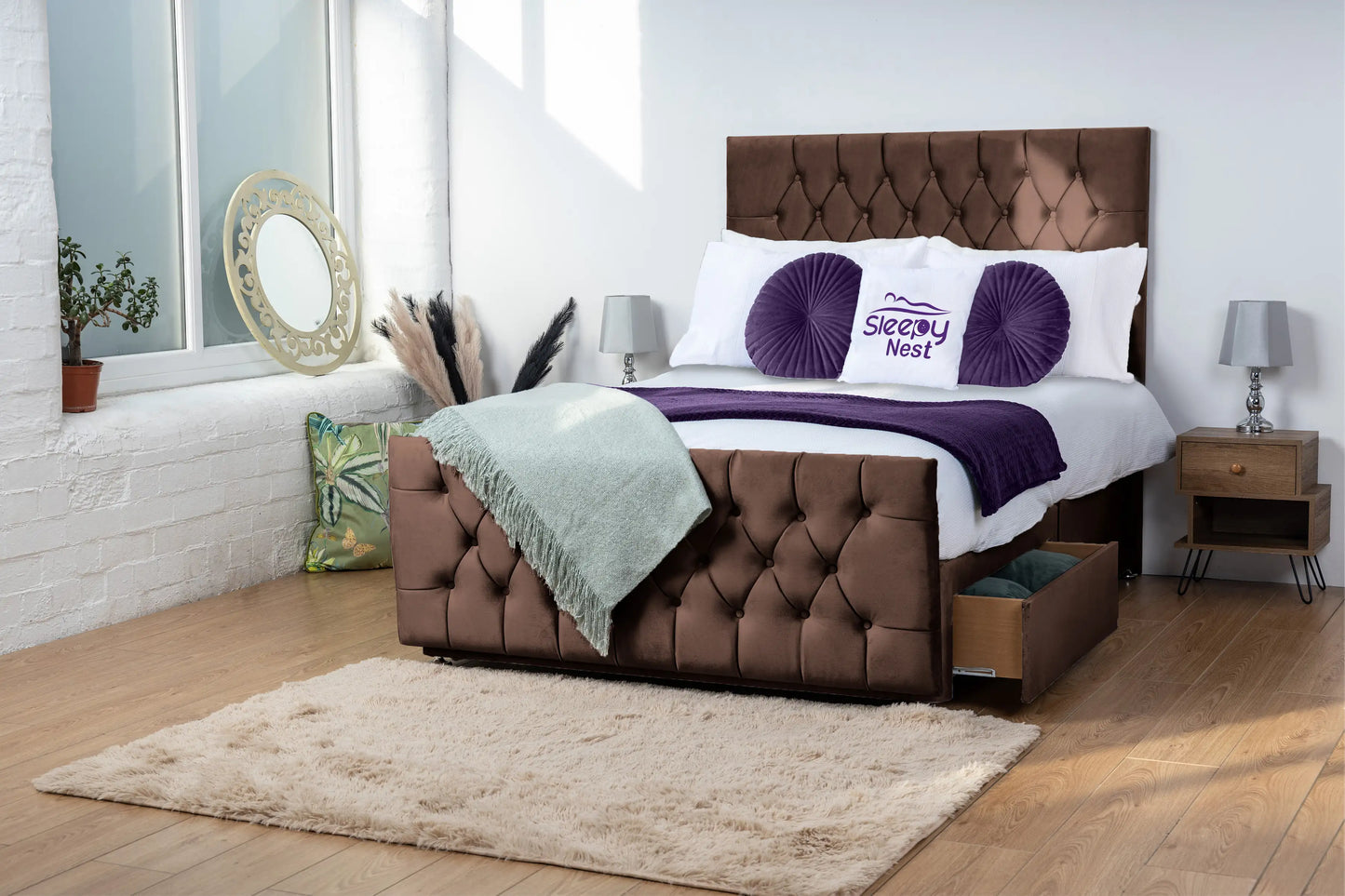 Jublie Chesterfield Divan Bed