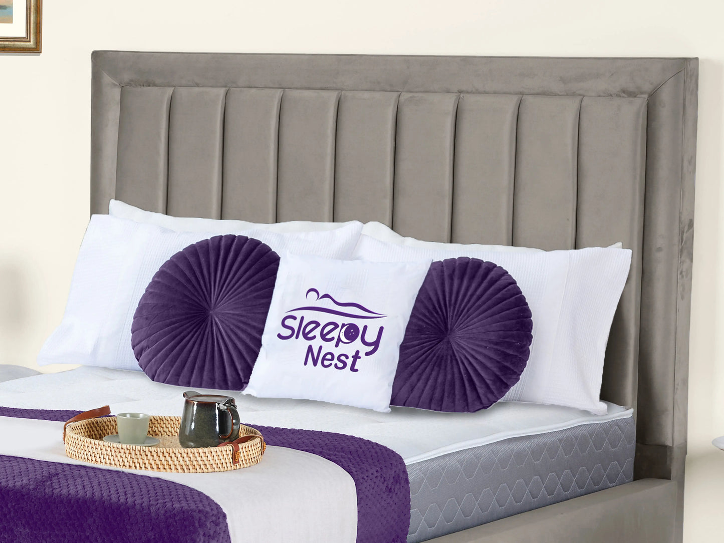 Grand panel Upholstered bed
