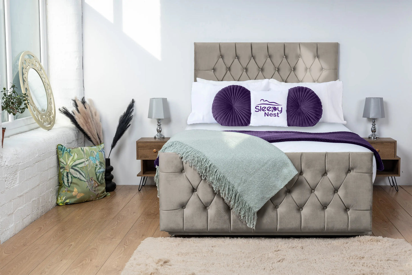 Jublie Chesterfield Divan Bed