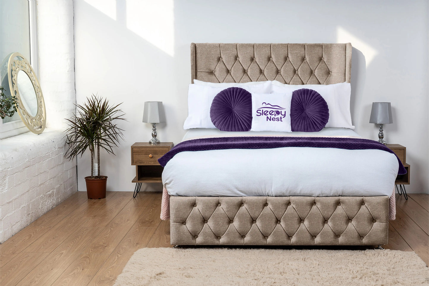 Luxor Wingback Divan Bed