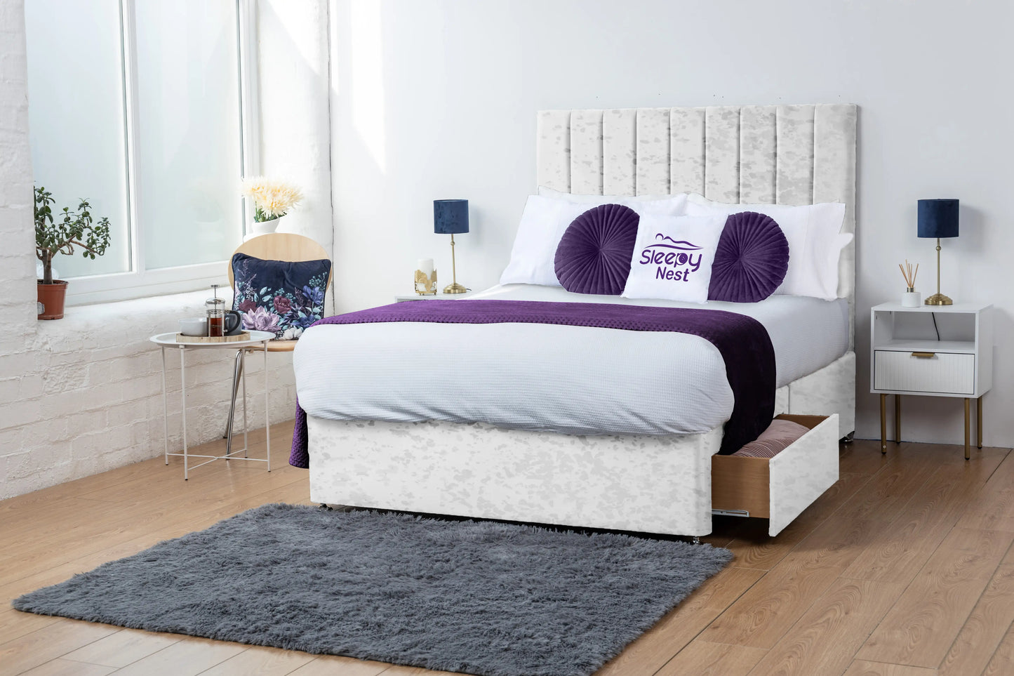 Amelia Lined Divan Bed