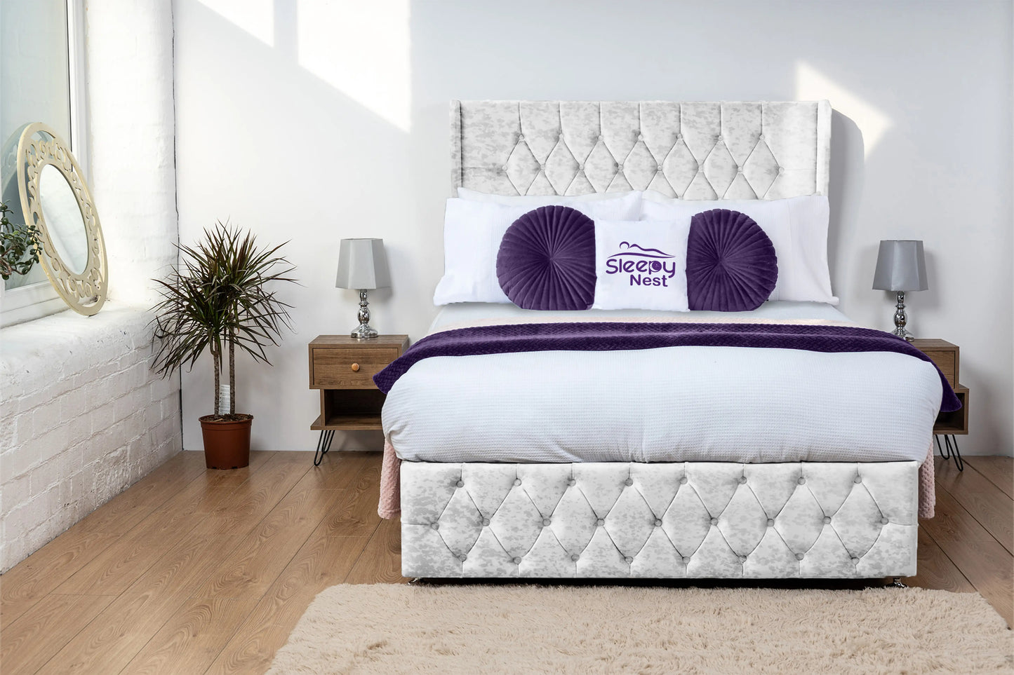 Luxor Wingback Divan Bed