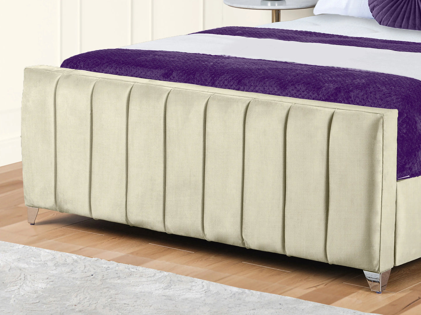 Empire Winged upholstered Bed