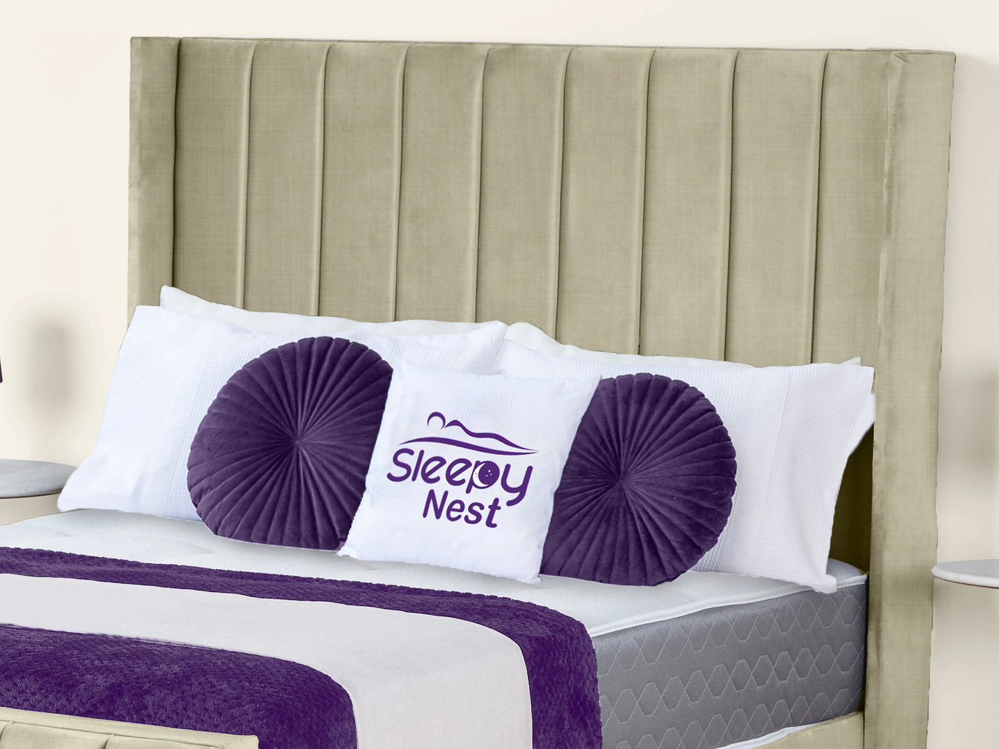 Empire Winged upholstered Bed