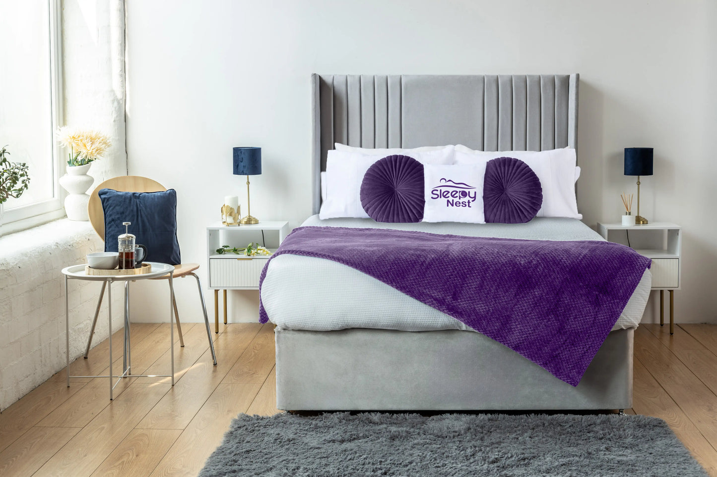 Skyline wingback Divan Bed