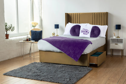 Skyline wingback Divan Bed