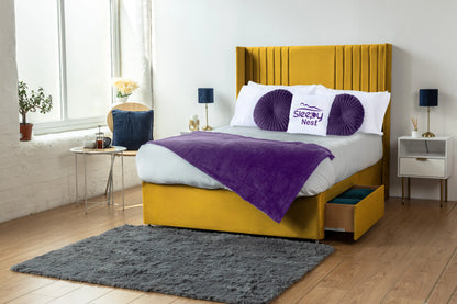 Skyline wingback Divan Bed
