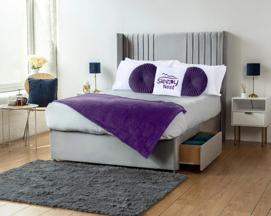 Skyline wingback Divan Bed