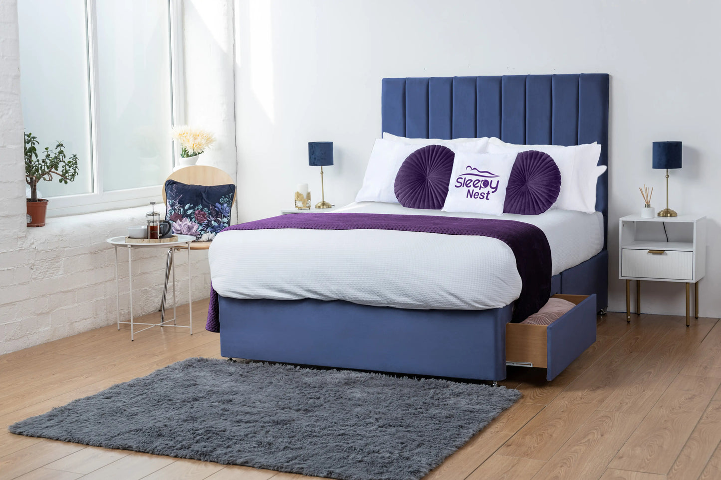 Amelia Lined Divan Bed