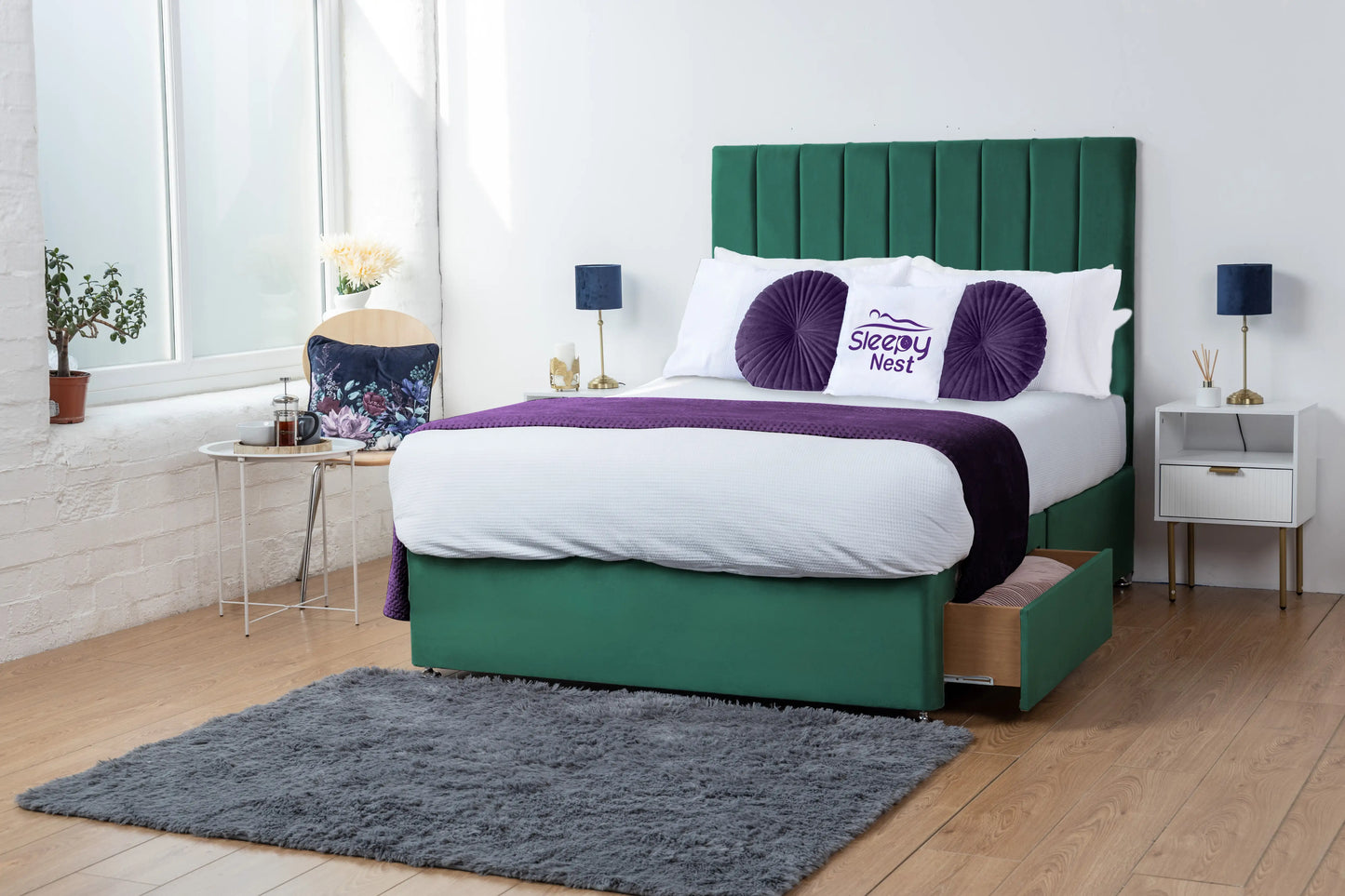 Amelia Lined Divan Bed