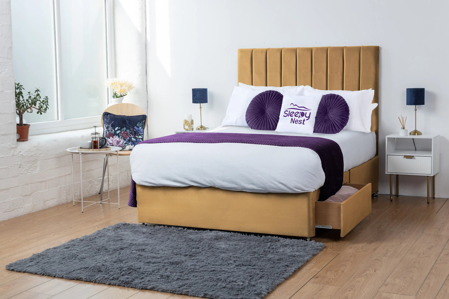 Amelia Lined Divan Bed