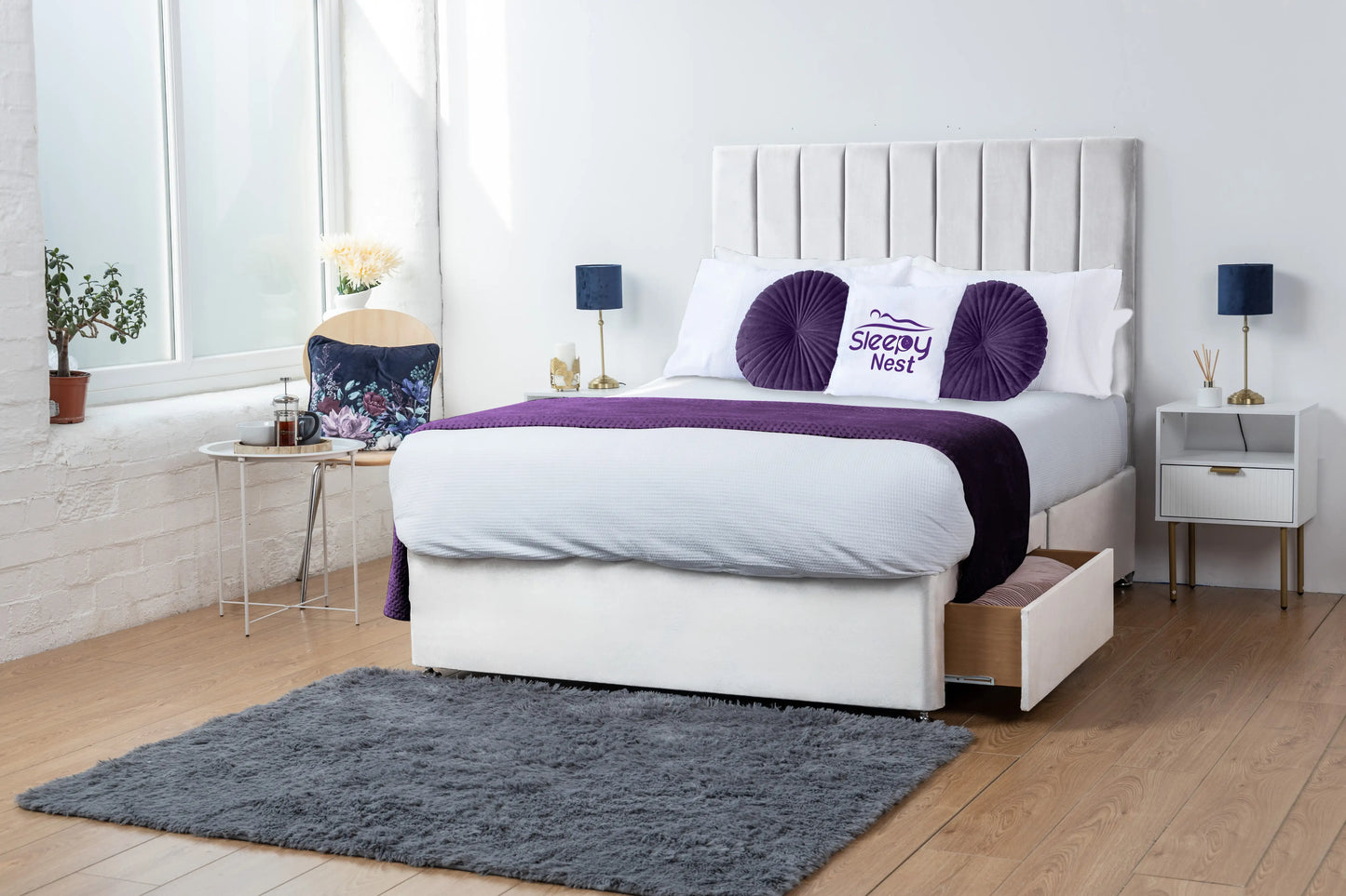 Amelia Lined Divan Bed