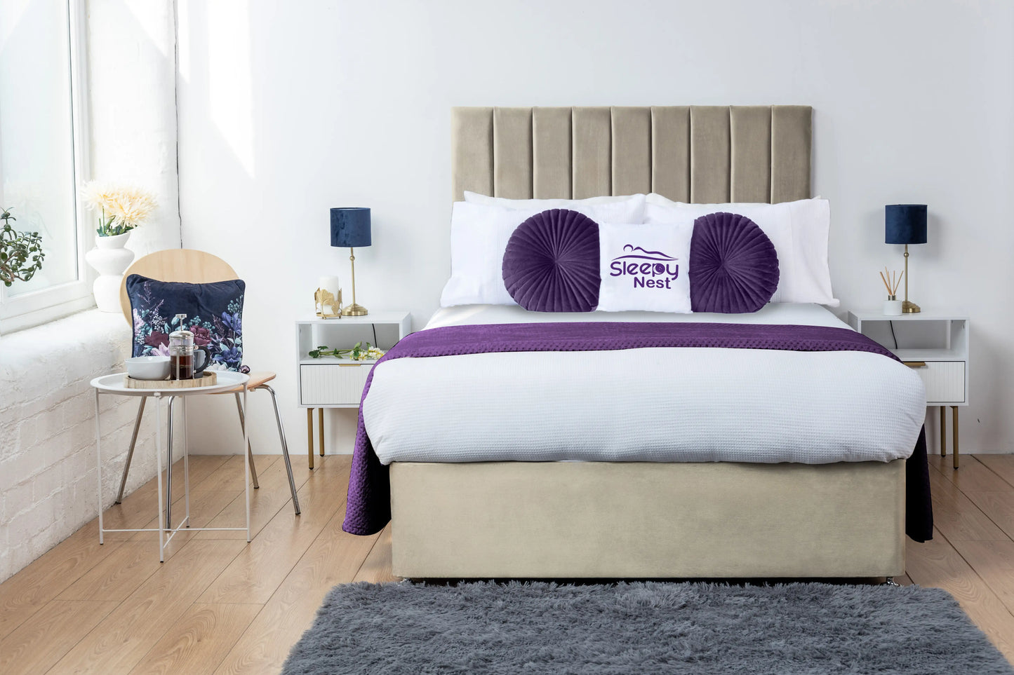 Amelia Lined Divan Bed