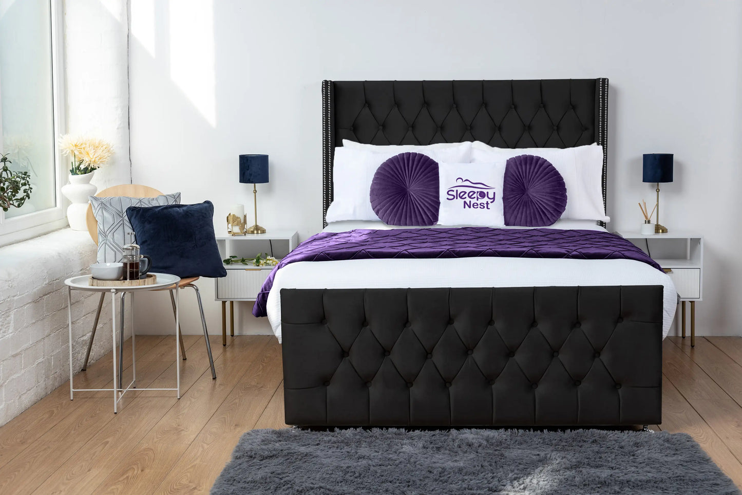 Emily Wingback Divan Bed
